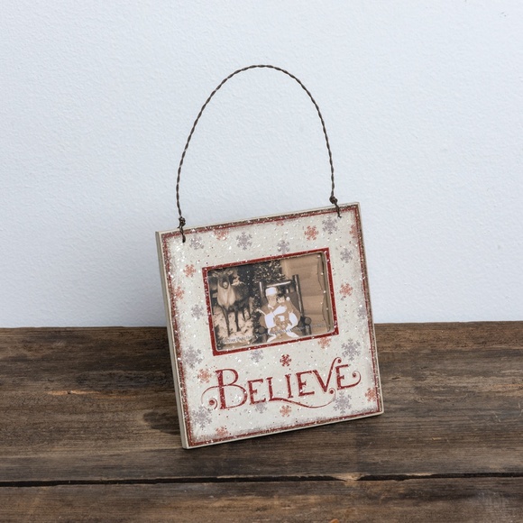 Holiday Believe Mini Frame Ornament Poshmark